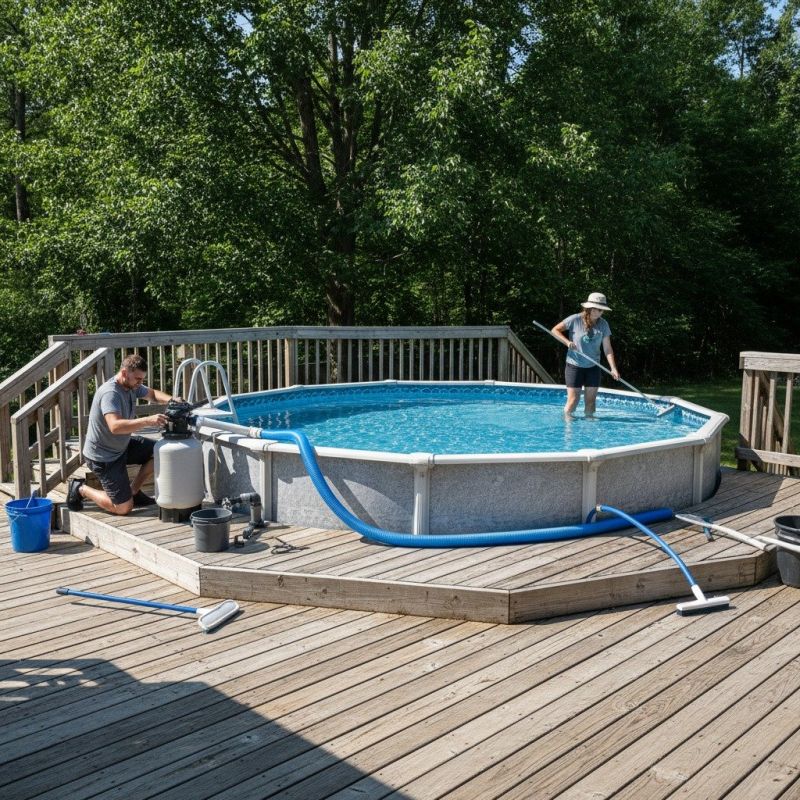 Above Ground Pool Install